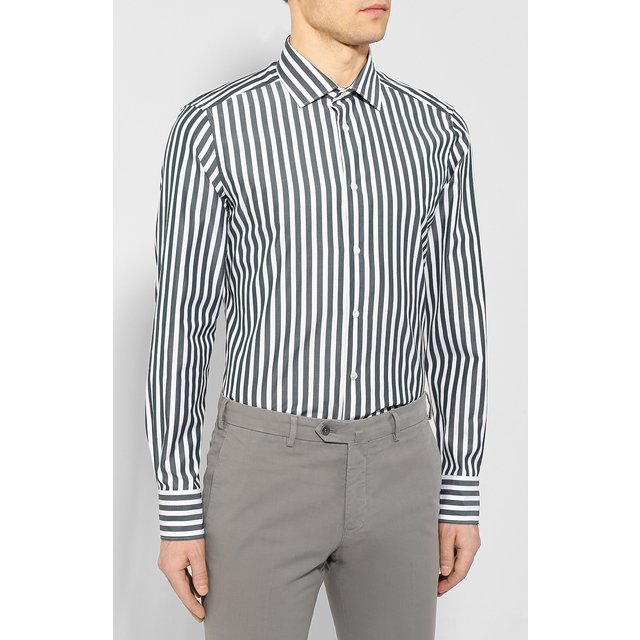 фото Хлопковая рубашка ermenegildo zegna