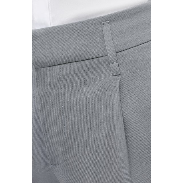 фото Брюки изо льна и хлопка brunello cucinelli