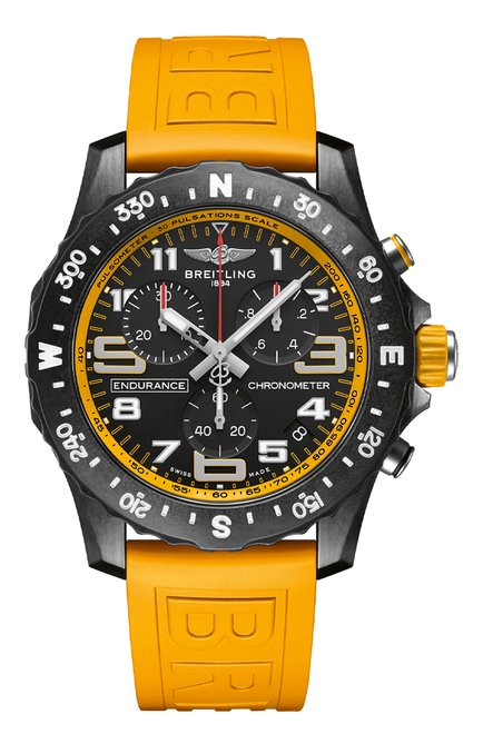 Женские часы endurance pro BREITLING бесцветного цвета, арт. X82310A41B1S1 | Фото 1 (Механизм: Кварц; Цвет циферблата: Чёрный; Материал корпуса: Другое)