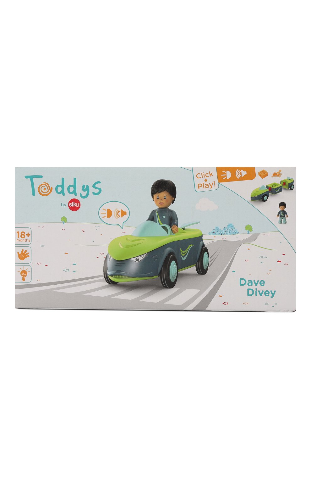 Детского игрушка машинка TODDYS разноцветного цвета, арт. 0105 | Фото 1 (Игрушки: Машинки - легковые; Региональные ограничения белый список (Axapta Mercury): Не проставлено; Нос: Не проставлено)
