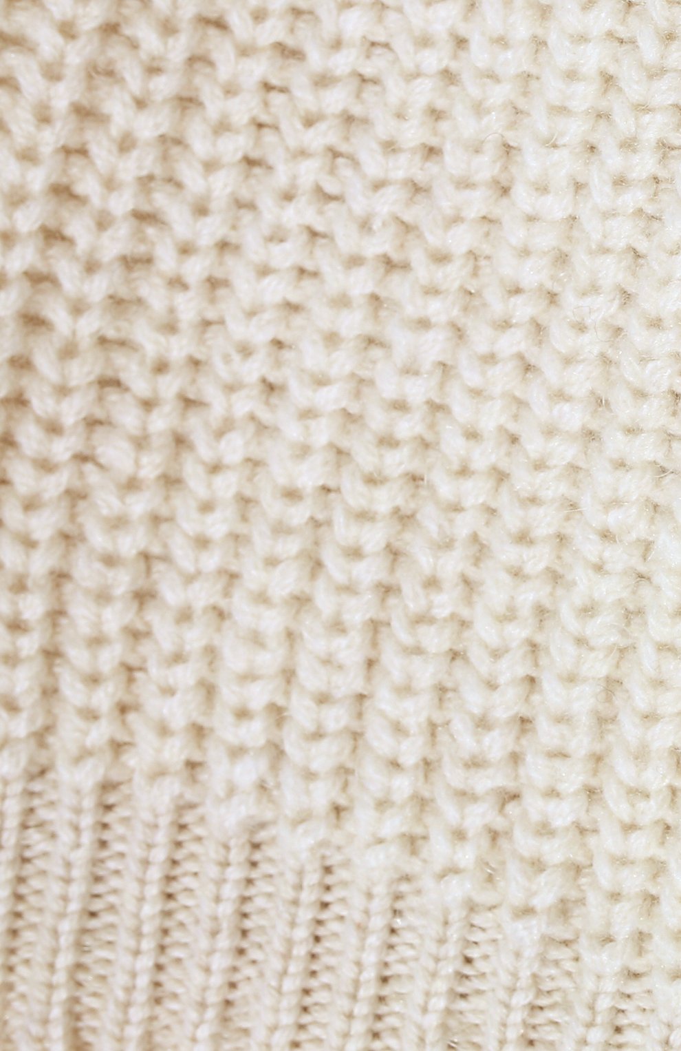 Детского шапка из шерсти и кашемира BRUNELLO CUCINELLI кремвого цвета, арт. B9DM50299C | Фото 3 (Материал: Текстиль, Кашемир, Шерсть)