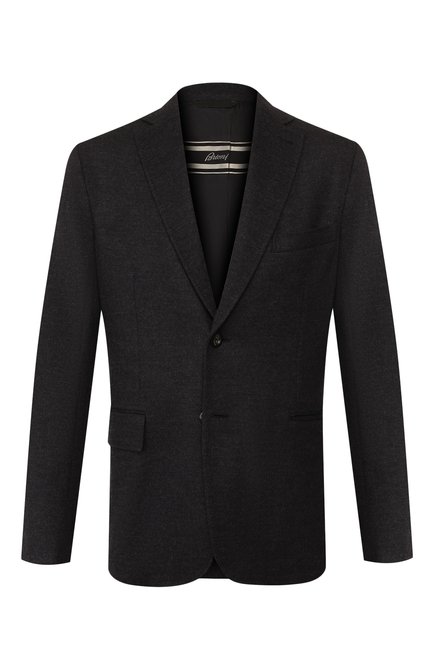 Мужской шерстяной пиджак BRIONI темно-серого цвета по цене 250500 руб., арт. UJBD0L/08631 | Фото 1