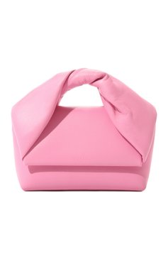 Женская сумка twister medium JW ANDERSON розового цвета, арт. HB0442-LA0088 | Фото 1 (Сумки-технические: Сумки top-handle; Размер: medium; Материал: Натуральная кожа)