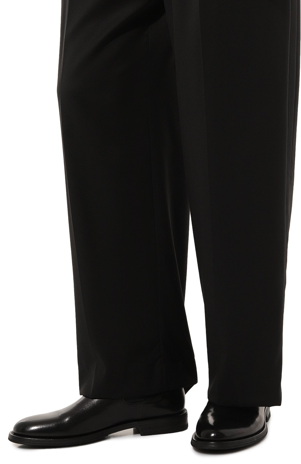 Мужские кожаные челси PANTANETTI черного цвета, арт. 16802F | Фото 3 (Материал внутренний: Натуральная кожа; Материал сплава: Проставлено; Подошва: Плоская; Драгоценные камни: Проставлено; Мужское Кросс-КТ: Челси-обувь)