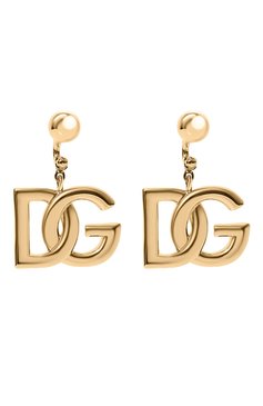 Женские серьги DOLCE & GABBANA золотого цвета, арт. WEN6P1 W1111 | Фото 1 (Региональные ограничения белый список (Axapta Mercury): Не проставлено; Нос: Не проставлено; Материал: Металл)