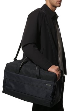 Мужская текстильная сумка RONCATO синего цвета, арт. 41526523 | Фото 2 (Ремень/цепочка: На ремешке; Материал: Текстиль; Размер: large)