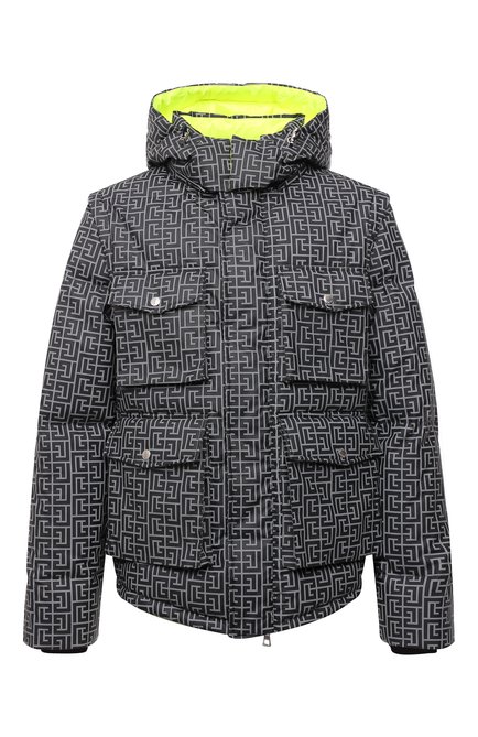 Мужская пуховая куртка balmain x rossignol BALMAIN серого цвета по цене 427000 руб., арт. WH2TP045/X193 | Фото 1