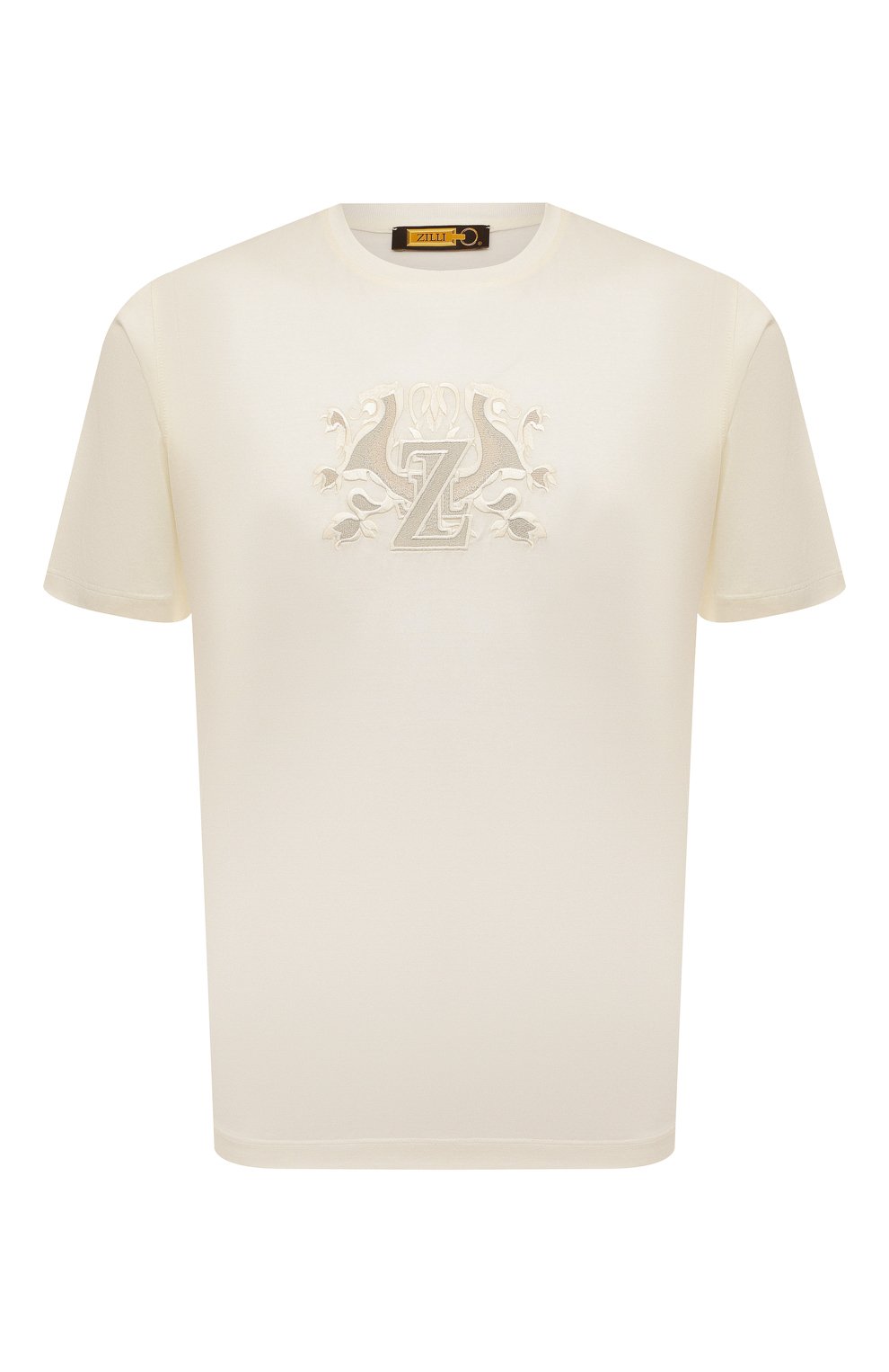 Хлопковая футболка Zilli MEX-NT320-NELI1/MC01
