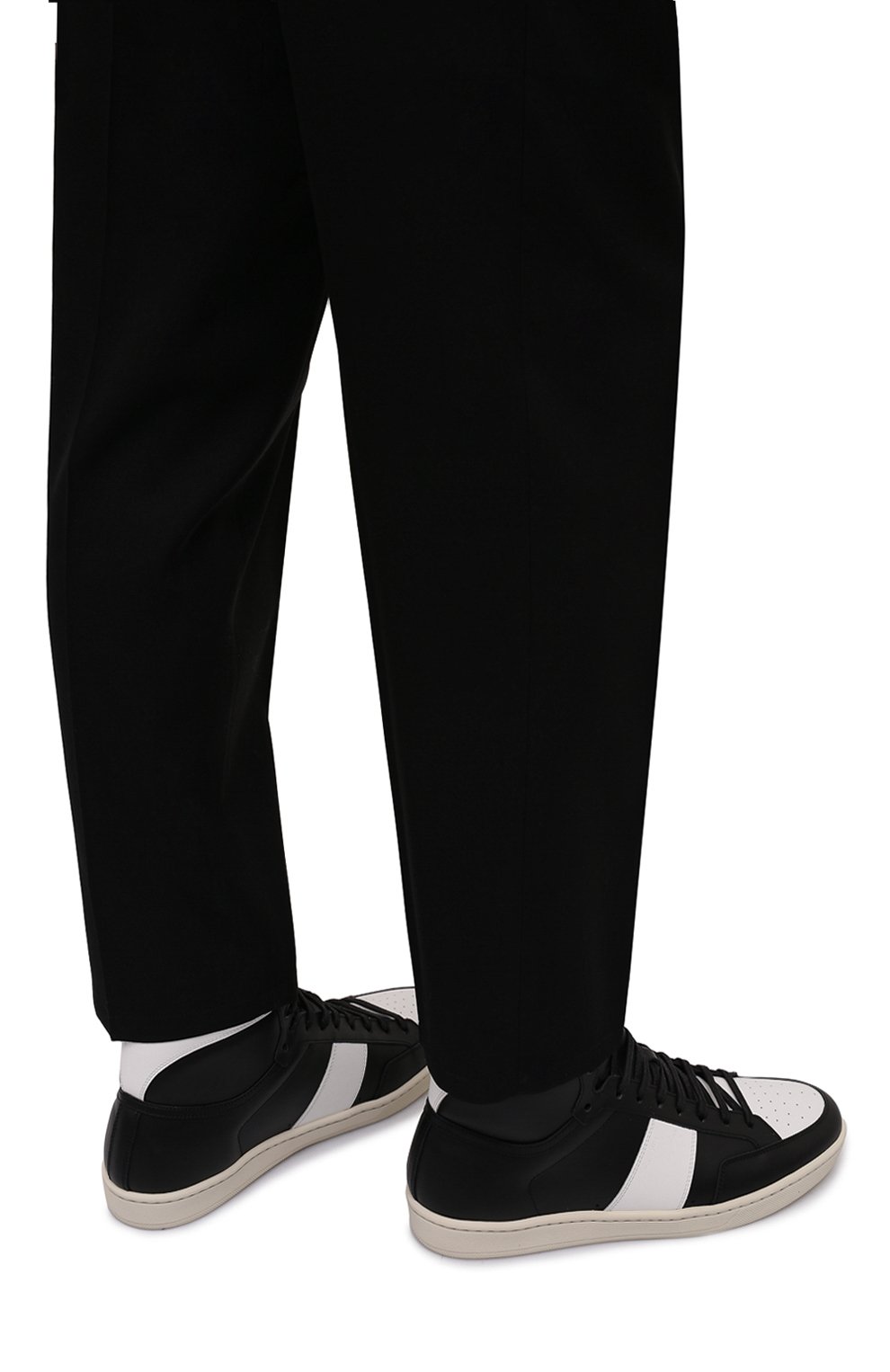 Кожаные кеды Court Classic SL/10H Saint Laurent  418026/0MP30 Фото 3