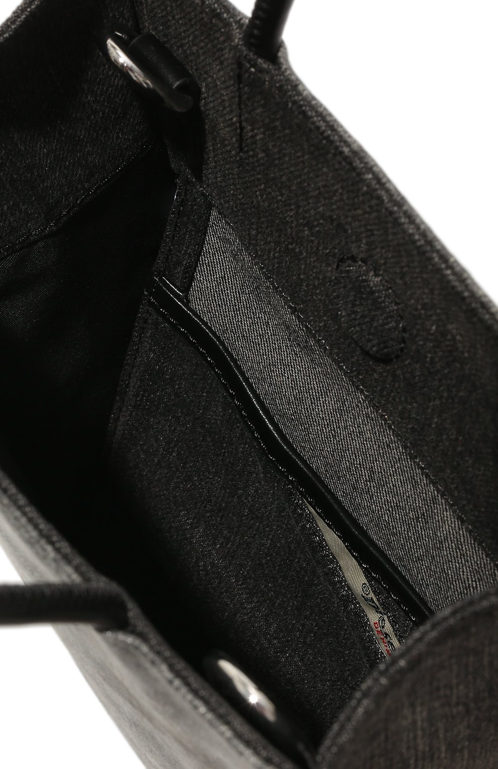 Женский сумка-шопер dsl DIESEL черного цвета, арт. X08919/P4637 | Фото 5 (Сумки-технические: Сумки-шопперы; Ремень/цепочка: На ремешке; �Материал: Экокожа; Размер: large)