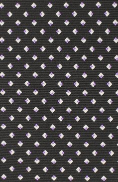 Мужской шелковый галстук BOSS черного цвета, арт. 50419715 | Фото 3 (Принт: С принтом; Материал: Текстиль, Шелк)