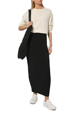 Женские комбинированные кеды deck plimsoll ALEXANDER MCQUEEN белого цвета, арт. 697120/W4MV7 | Фото 2 (Материал внешний: Текстиль; Подошва: Платформа; Материал внутренний: Натуральная кожа, Текстиль; Материал сплава: Проставлено; Драгоценные камни: Проставлено; Стили: Кэжуэл)
