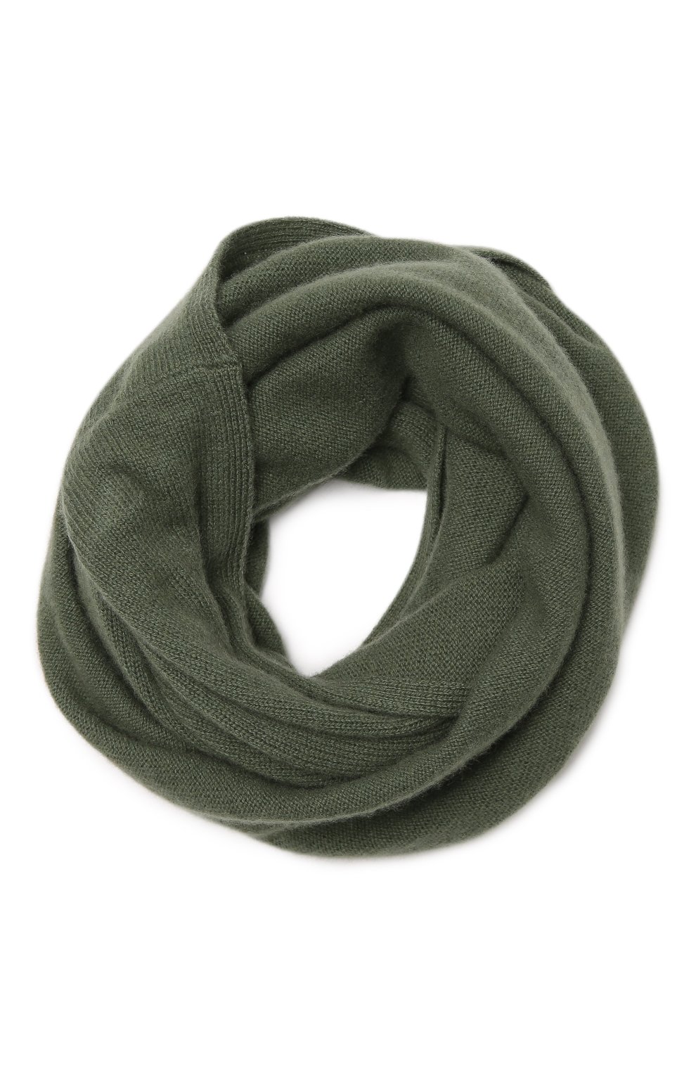 Женский зеленый кашемировый шарф-снуд TEGIN купить в интернет-магазине ЦУМ,арт. 3169