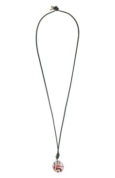 Женская кулон на шнурке CHLOÉ разноцветного цвета, арт. CHC21WK972F65 | Фото 1 (Материал: Натуральная кожа, Металл; Региональные ограничения белый список (Axapta Mercury): RU)