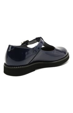 Детские кожаные туфли BEBERLIS синего цвета, арт. 21707/39-40 | Фото 3 (Материал внутренний: Натуральная кожа; Региональные ограничения белый список (Axapta Mercury): RU; Девочки-школьная форма: Классическая обувь)