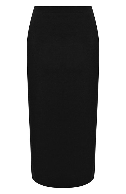 Женская шерстяная юбка ALESSANDRA RICH черного цвета по цене 78550 руб., арт. FAB1817-F3291 | Фото 1