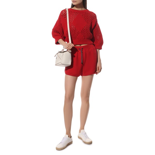 фото Хлопковые шорты brunello cucinelli