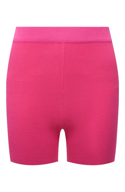 Женские шорты из вискозы JACQUEMUS розового цвета, арт. 213KN004-2060 | Фото 1 (Материал внешний: Вискоза; Длина Ж (юбки, платья, шорты): Мини; Стили: Спорт-шик; Женское Кросс-КТ: Шорты-одежда; Кросс-КТ: Трикотаж)