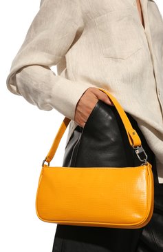 Женская сумка rachel BY FAR оранжевого цвета, арт. 22CRRCLSSNFEMED | Фото 2 (Сумки-технические: Сумки top-handle; Размер: medium; Материал: Натуральная кожа)