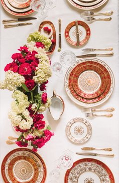 Суповая пиала aux rois rouge BERNARDAUD красного цвета, арт. G653/26 | Фото 4 (Интерьер_коллекция: Aux Rois Rouge; Ограничения доставки: fragile-2)