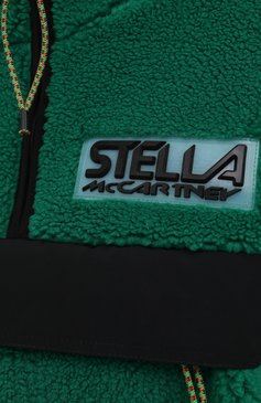 Женская анорак STELLA MCCARTNEY зеленого цвета, арт. 603220/SSB03 | Фото 5 (Кросс-КТ: Куртка; Рукава: Длинные; Материал внешний: Синтетический материал; Стили: Спорт-шик; Материал подклада: Синтетический материал; Длина (верхняя одежда): Короткие)