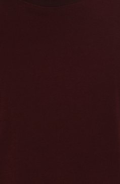 Мужская хлопковая футболка VALENTINO бордового цвета, арт. QV3MG08Y3LE | Фото 5 (Принт: Без принта; Рукава: Короткие; Длина (для топов): Стандартные; Материал сплава: Проставлено, Проверено; Материал внешний: Хлопок; Статус проверки: Проверено, Проверена категория; Драгоценные камни: Проставлено; Вырез: Круглый; Стили: Кэжуэл)