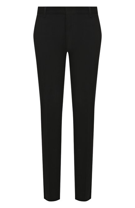 Мужские хлопковые брюки ERMENEGILDO ZEGNA черного цвета, арт. UCI14A6/TR14 | Фото 1 (Материал внешний: Хлопок; Материал сплава: Проставлено; Драгоценные камни: Проставлено; Длина (брюки, джинсы): Стандартные)