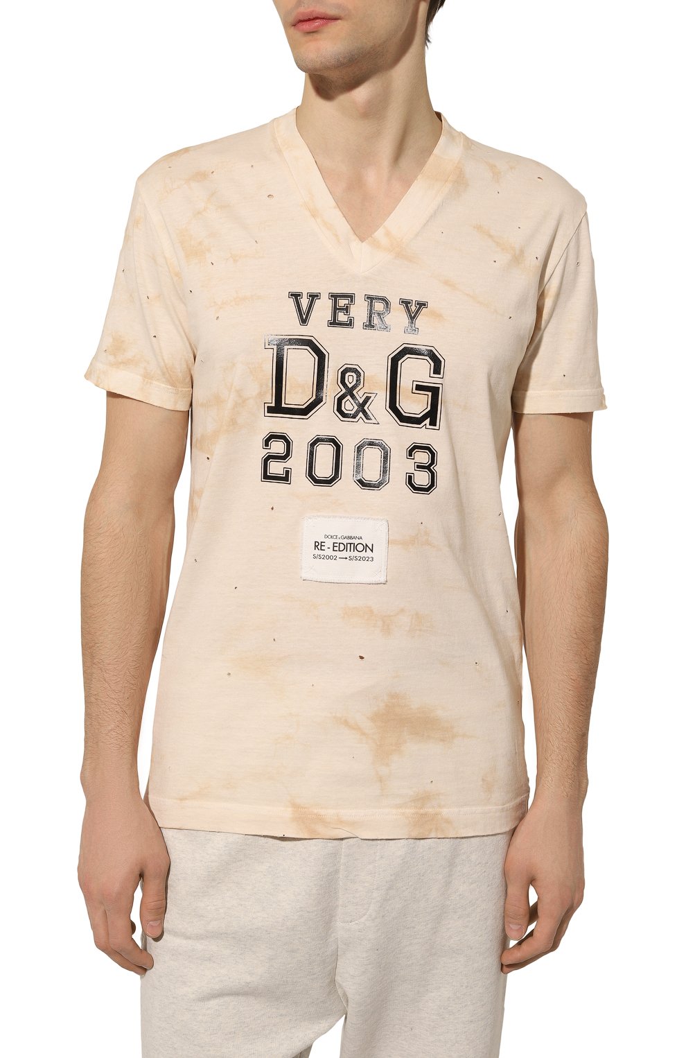 Хлопковая футболка Dolce & Gabbana G8QI1T/G7I2R Фото 3