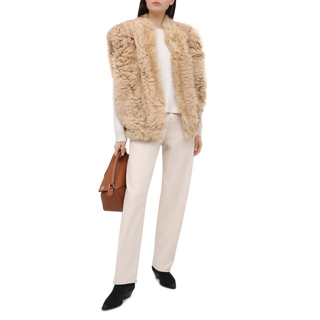 фото Меховой жилет isabel marant