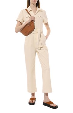 Женская поясная сумка ninon LANCEL светло-коричневого цвета, арт. A11818 | Фото 7 (Размер: medium; Материал: Натуральная кожа; Стили: Классический)