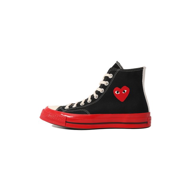 фото Текстильные кеды comme des garcons play x converse comme des garcons play