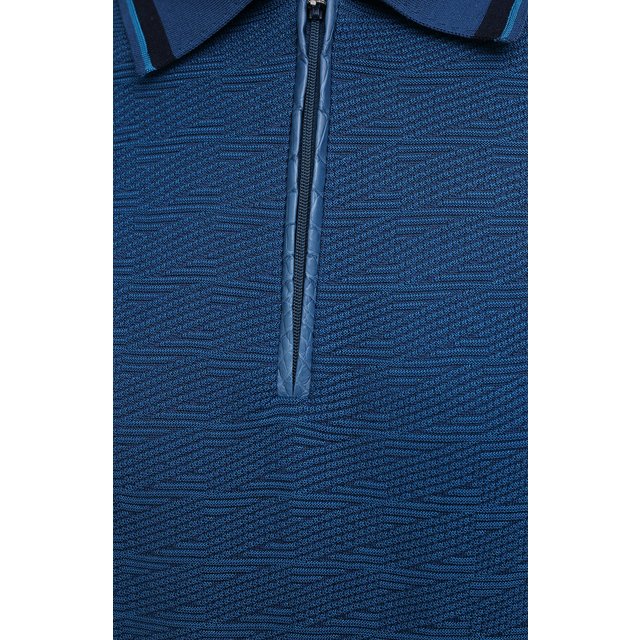 фото Поло с отделкой из кожи аллигатора zilli