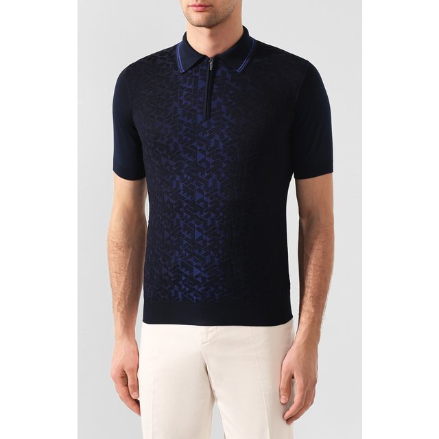 фото Поло из смеси шелка и хлопка zilli