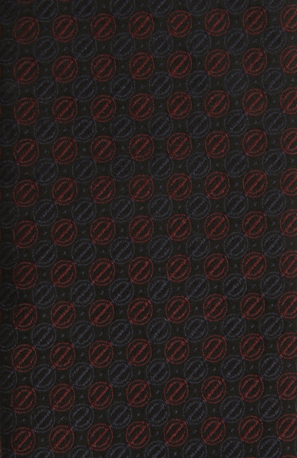 Мужской шелковый галстук ZEGNA коричневого цвета, арт. Z2E01T/1L8 | Фото 3 (Принт: С принтом; Материал: Текстиль, Шелк; Материал сплава: Проставлено; Нос: Не проставлено)