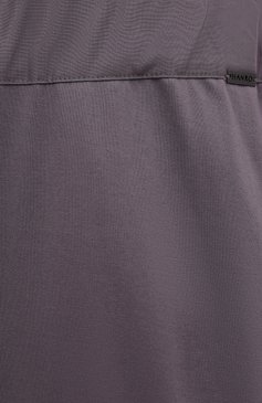 Мужские хлопковые домашние брюки HANRO серого цвета, арт. 075435 | Фото 5 (Длина (брюки, джинсы): Стандартные; Кросс-КТ: домашняя одежда; Материал сплава: Проставлено; Материал внешний: Хлопок; Драгоценные камни: Проставлено)