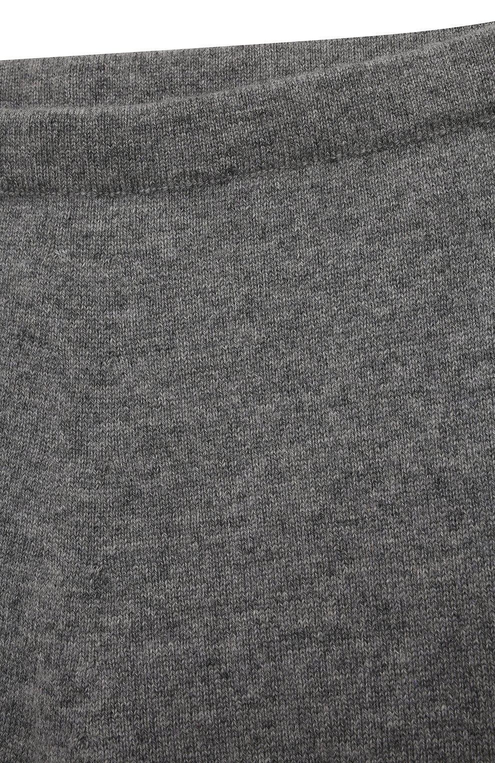 Детские кашемировые легинсы IL TRENINO серого цвета, арт. CL M018/VR | Фото 3 (Материал внешний: Шерсть, Кашемир; Материал сплава: Проставлено; Нос: Не проставлено)