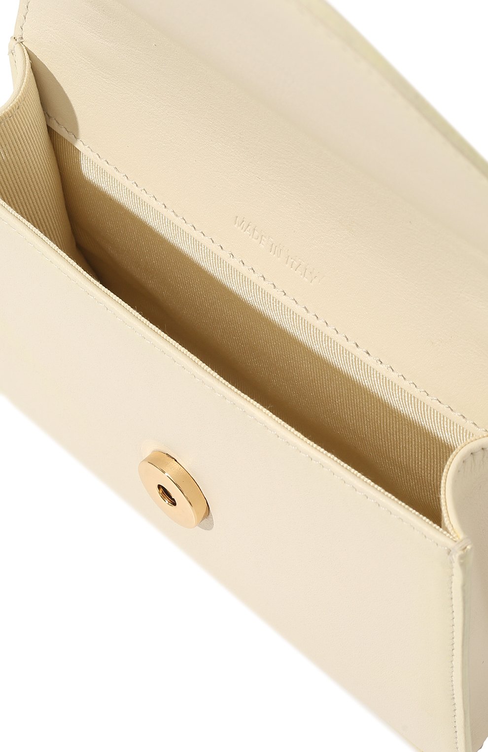 Женская поясная сумка GIABORGHINI кремвого цвета, арт. BELT-BAG | Фото 5 (Материал: Натуральная кожа; Размер: mini; Стили: Кэжуэл)