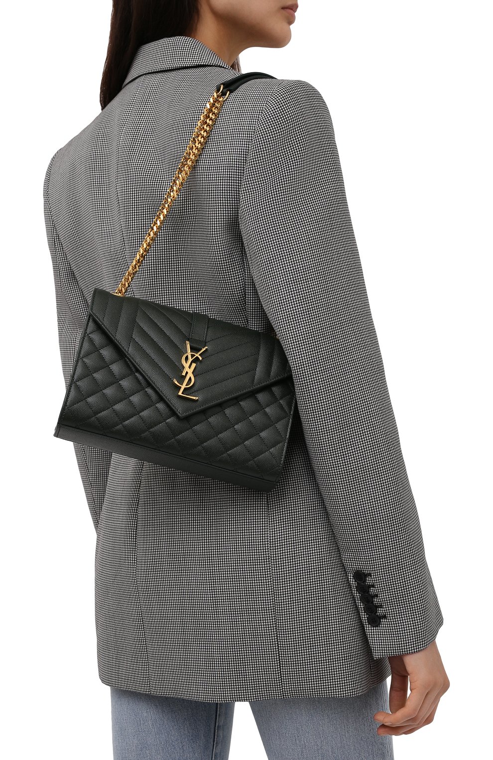 Ysl medium 2025 monogram envelope