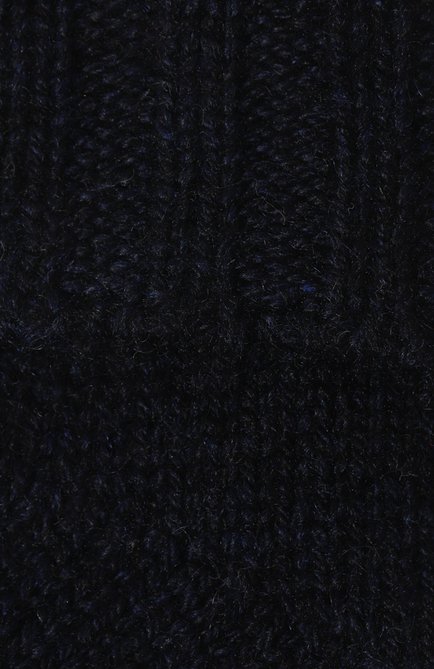 Детские кашемировые носки OSCAR ET VALENTINE синего цвета, арт. CH02 | Фото 2 (Статус проверки: Проверена категория; Региональные ограничения белый список (Axapta Mercury): RU)