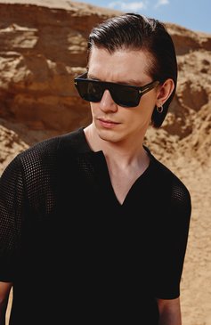 Мужские солнцезащитные очки TOM FORD черного цвета, арт. TF907 01V | Фото 6 (Кросс-КТ: С/з-мужское; Региональные ограничения белый список (Axapta Mercury): RU; Тип очков: С/з; Очки форма: Квадратные; Оптика Гендер: оптика-мужское)
