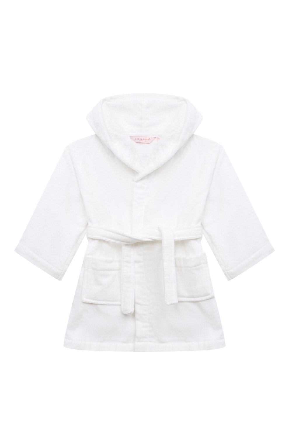 Хлопковый халат DEREK ROSE детский белого цвета — купить в  интернет-магазине ЦУМ, арт. 7262-TRIT010