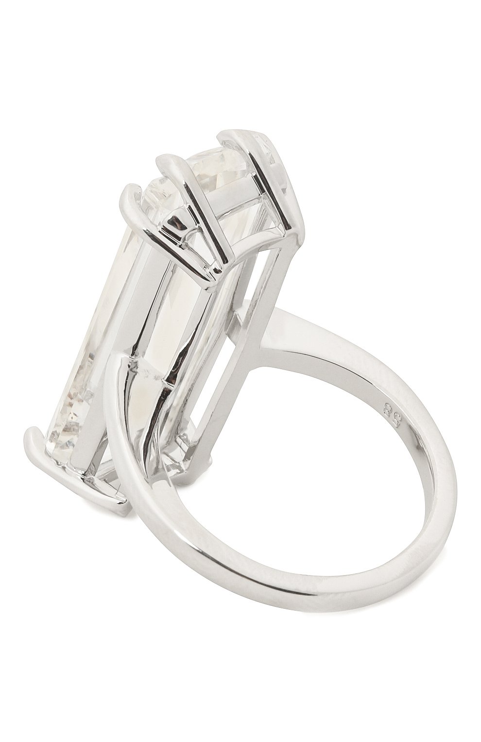 Женское набор из трех колец mesmera SWAROVSKI серебряного цвета, арт. 5610386 | Фото 7 (Материал: Металл)