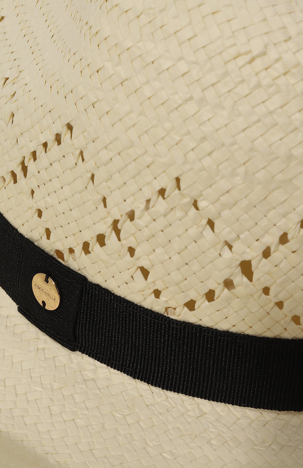 Женская шляпа COCCINELLE кремвого цвета, арт. E7 NVX 27 01 01 | Фото 4 (Материал сплава: Проставлено; Нос: Не проставлено; Материал: Растительное волокно)