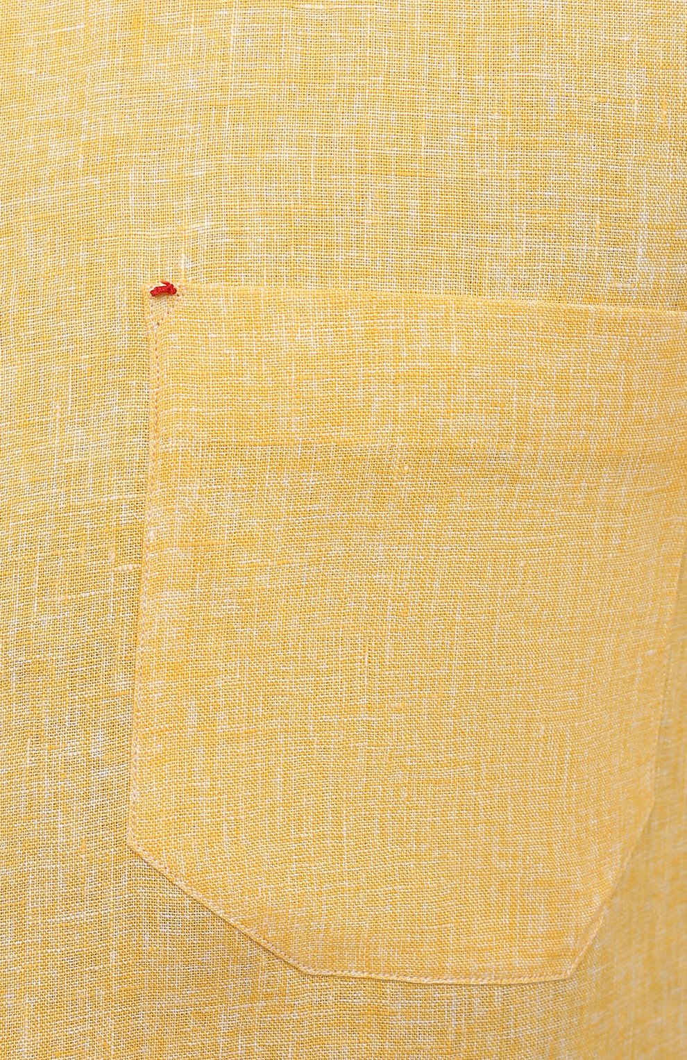 Мужская льняная рубашка KITON желтого цвета, арт. UMCNERH0768503 | Фото 5 (Манжеты: На пуговицах; Рукава: Длинные; Воротник: Акула; Случай: Повседневный; Длина (для топов): Стандартные; Рубашки М: Slim Fit; Региональные ограничения белый список (Axapta Mercury): RU; Материал внешний: Лен; Принт: Однотонные; Стили: Кэжуэл)