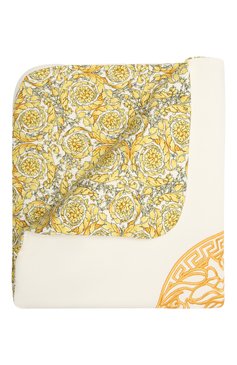 Детского хлопковое одеяло VERSACE золотого цвета, арт. 1000092/1A00240 | Фото 1 (Региональные ограничения белый список (Axapta Mercury): RU)