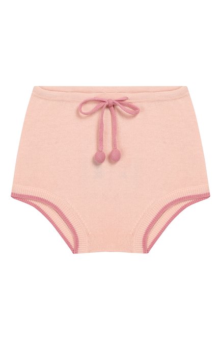 Детские хлопковые шорты LES LUTINS розового цвета, арт. 20E044/BERTHE | Фото 1 (Материал внешний: Хлопок; Случай: Повседневный)
