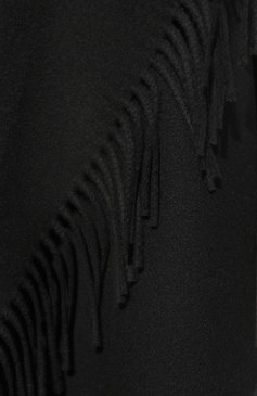 Женское шерстяное пальто GOEN.J черного цвета, арт. GJ22AW-CT05 | Фото 5 (Материал внешний: Шерсть; Рукава: Длинные; Материал сплава: Проставлено; Длина (верхняя одежда): Длинные; 1-2-бортные: Однобортные; Драгоценные камни: Проставлено; Материал утеплителя: Пух и перо; Стили: Кэжуэл)