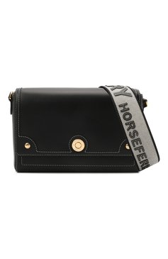 Женская сумка note small BURBERRY черного цвета, арт. 8044177 | Фото 6 (Сумки-технические: Сумки через плечо; Материал: Натуральная кожа; Размер: small)
