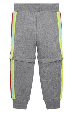 Детские хлопковые брюки-шорты MARC JACOBS (THE) серого цвета, арт. W24251 | Фото 2 (Материал внешний: Хлопок; Мальчики Кросс-КТ: Джоггеры-одежда; Ростовка одежда: 9 лет | 134 см, 12 лет | 152 см, 18 мес | 86 см, 24 мес | 92 см, 3 года | 98 см, 4 года | 104 см, 5 лет | 110 см, 7 лет | 122 см)