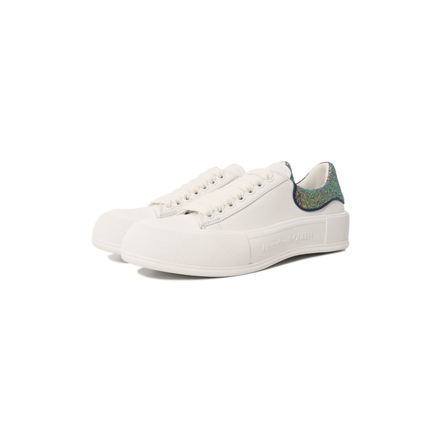 фото Кожаные кеды deck plimsoll alexander mcqueen